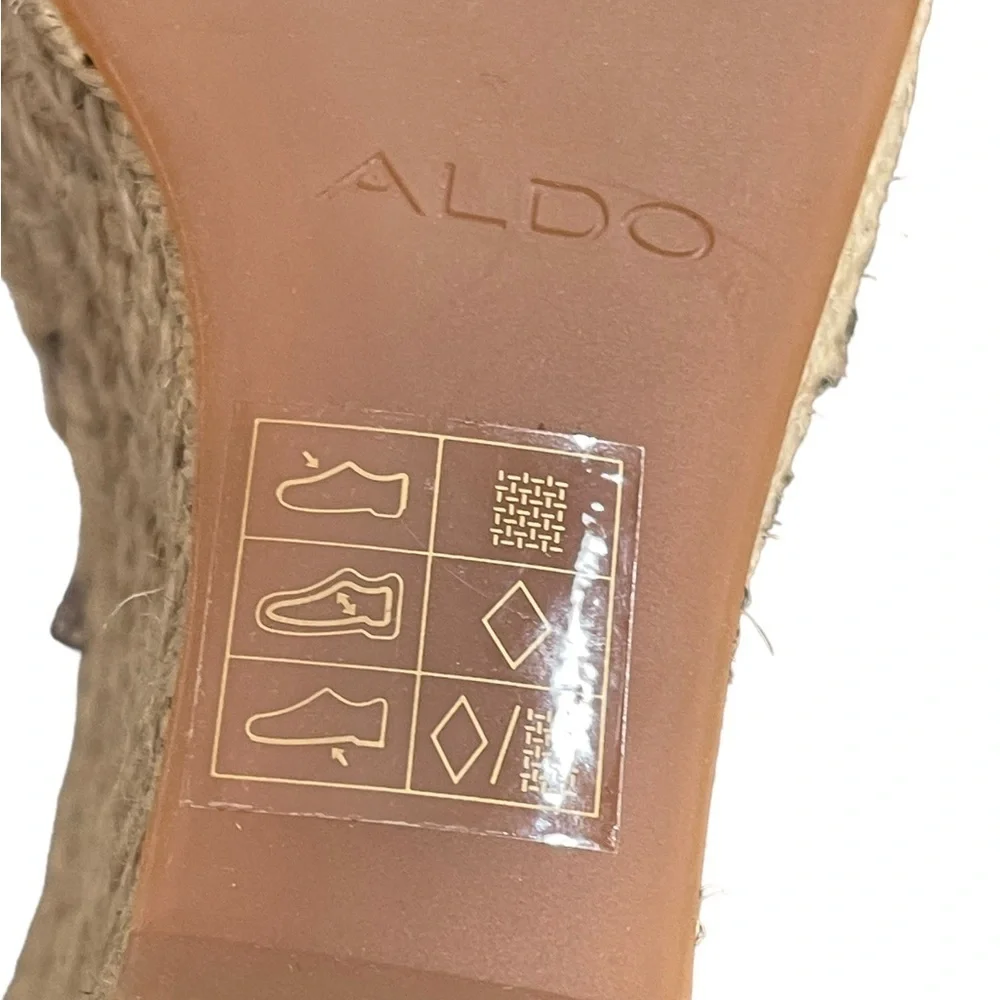 Aldo Wedge Tie-Up Espadrille Brand New w/ Box Size 8